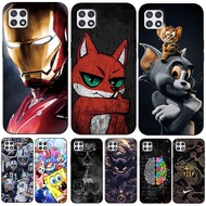 For Samsung A22 A22S 5G Case 6.6inch For Samsung Galaxy A22S 5G Back Cover GalaxyA22S GalaxyA22 A 22 5G black tpu case Cool sports car cute cats