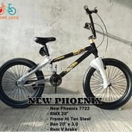 Sepeda Anak BMX new Phoenix 7722 Ban 3.0 Rem V brake / BMX ring 20