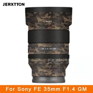 35 1.4 Camera Lens Sony Coat 3M Wrap Protective Film Body Decal Anti-Scratch Sticker Accessories for