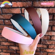 JUNE1 Hair Hoop Fashion 8 Colors Solid Color Fabric