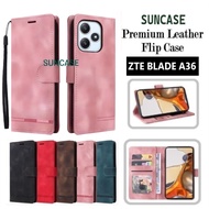Case for ZTE BLADE A36 NUBIA Premium flip wallet Flip case Magnet Casing flip cover silicone handpho
