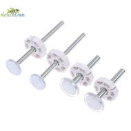 [DelicationS] 1/4pcs White M8 M10 Baby Gate Spare Kit - Pressure Fit Spindles & Screw Bolts For Safe