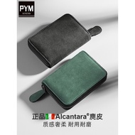 Card Holder Men's Suede Card Holder Document Anti-Degaussing Storage Bag Silver Bag Card Holder Docu