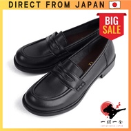 "Belle & Sofa Gentle Shoe Workshop Soft Coin Loafers A6407 for Women - Available in Wide Sizes 21.0 