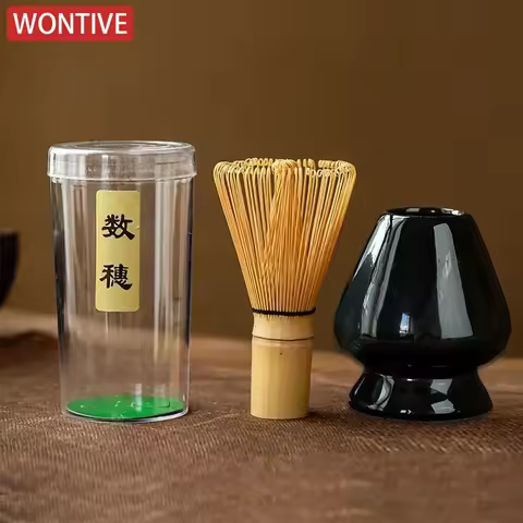 Free combination Tea Set Stirring Brush Japanese TeaSet Matcha Whisk Tea Spoon And Scoop Matcha TeaS