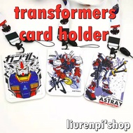 transformers ezlink Card Holder With Lanyard Neck Strap Card  Holder transformer id card holder land