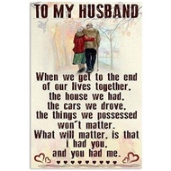 to My Husband Poster The for You Husband Birthday Gift