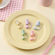 冰淇淋系列 Oolab杯款矽膠防塵【細】吸管蓋(五色)