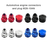 M28 To 10AN Engine Oil Port Adapter Plug Kit CNC Aluminum Oil Gallery Fitting Compatible With Honda 