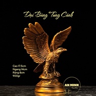 Winged Eagle - Feng Shui Bronze Statue - High Quality Gold Bronze Statue
