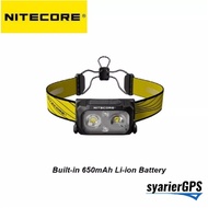 Nitecore NU25 400 Lumens Flashlight Headlamp (Built-in Lion 650mAh Battery) rechargeble