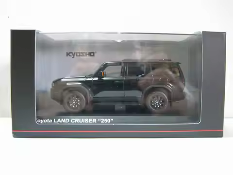 Diecast KYOSHO 1:43 Scale TOYOTA LAND CRUISER 250 KS03927BK Alloy Car Model