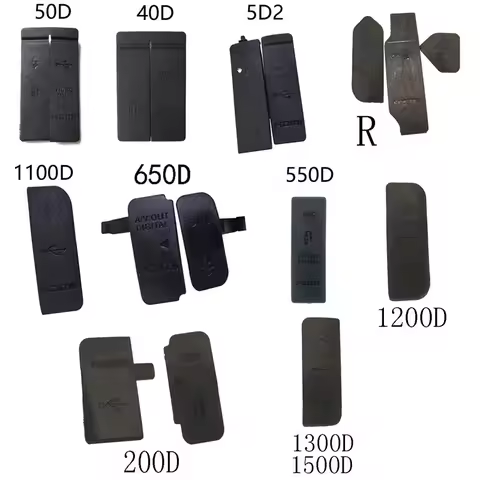 USB Rubber Lid Door USB DC IN/VIDEO OUT Rubber Door Bottom Cover For Canon 50D 40D 1100D 5D2 550D 60