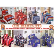 4 In 1 Queen size fitted bedsheet Bed Sheet Queen/床单/Cadar Queen Bed Sheet Queen/Queen Bedsheet/