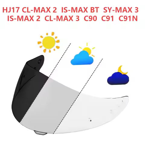 Photochromic Visor for HJC HJ17 C90 C91 C91N CL-MAX 2/3 IS-MAX BT SY-MAX 3 IS-MAX 2 Face Shield Moto