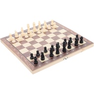 GLSTOY Chess Pieces Chess Set Portable Foldable Educational Chess Game for Kids Wooden Chess Set Fol
