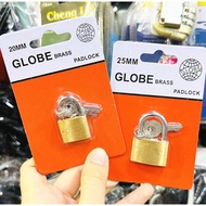 Glode Brass Padlock Cheng Li Mini Solid Brass Padlock Security Luggage Locker with Keys 20mm 15mm 25