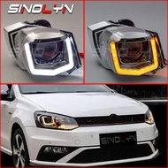 Upgrade Kit For VW Polo 6C 2014 Halogen Headlights U Led DRL Turn Signal Lamps D2S D2H Hella 3R H4 B