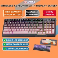 FREE WOLF M96 Wireless 96-Key Keyboard – 2.4G & Bluetooth, 2000 mAh, PBT Keycaps