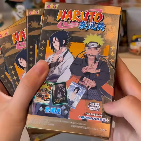 Eaki Naruto ShippΕ«den Polaroid Cards Blind Box Acrylic Box Uzumaki Naruto Uchiha Itachi Sasuke Ninja