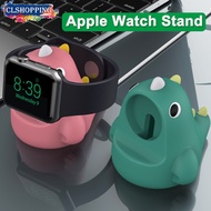 Charger Stand Cute Dinosaur Silicone Base for Apple Watch Series 8 7 6 SE 5 4 3 2 SE 45mm 41mm 44mm 