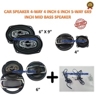 CAR SPEAKER 4-WAY 4 INCH 6 INCH 5-WAY 6X9 INCH MID BASS SPEAKER