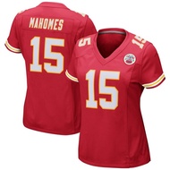 NFL Chiefs Women Kansas City #   15 Mahomes 87 Kelce Embroidered Jersey