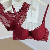 <[CDATA[Sexy Women's Underwire Lace Push-Up Bra & Brief Set]]>