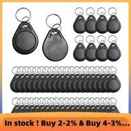 50Pcs T5577 Writable 125kHz RFID Key Fob Proximity ID Card Token Tag, 125khz RFID Writable Rewritabl