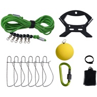 <NEW> 5/10m Fish Stringer Kit stainless steel Float Live Fish Buckle Lock Fishing Gear