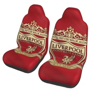 Liverpool Car Seat Cover Print Front Seat Covers 2 pc,Vehicle Seat Protector Car Mat Covers, Fit Most Vehicle, Cars, Sedan, Truck, SUV, Van