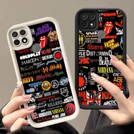 Q-89 Fashion Rock Case for Realme C21Y OPPO A35 A15S C20A C12 C20 C15 C25Y C21 A15 C25S C25