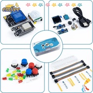 EMILEE ESP32 Starter Kit, Professional  Development Board Starter Kit, Standard Learning DIY WiFi De