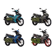 HLY Original Yamaha Y15ZR Cover Set Sticker 2022 Cyan Petronas CM6 Blue Storm Black Dark Green Hijau