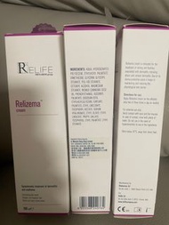 （一支$200）2025年6月 到期 Relife Relizema Cream 100ml 樂敏膚 抗氧化因子潤膚膏  (專為濕疹人士而設)