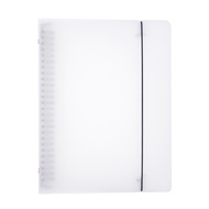 CBT A5/A6/A4/B5 Folder Soft Shell Non-punchable Detachable Hard Shell Creative Transparent File Orga