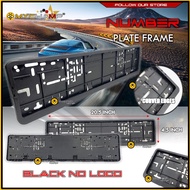 CAR NUMBER PLATE FRAME Black 4.5"X20.5"