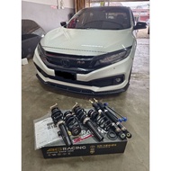 BC BR RA adjustable suspension with adjustable pillow ball Honda Civic FC FE FK FL