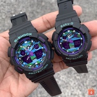 New Stock Ready🔥GA110 Couple Set G Sk Bby g 🛒CRAZY SALE Jam Tangan Lelaki Wanita Perempuan Analog Di