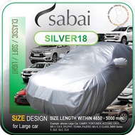 SABAI ผ้าคลุมรถยนต์ SILVER18 SIZE L - สำหรับ CAMRY FORTUNER ACCORD CR-V BR-V CX-5 SYLPHY TEANA PAJER