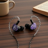 KBEAR Alkaid KB03 Hybrid IEMs: 1BA+1DD Wired In-Ear Monitors with Bone Conduction, Beryllium-Coated 