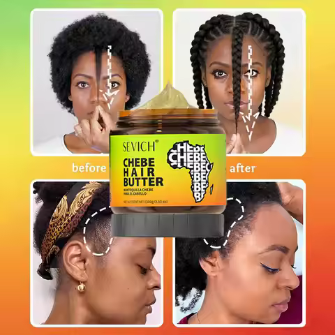 Sevich Chebe Butter Hair Care Essence Repair Damaged Hair Smooth Hair Mask African Regrowth Prevent 