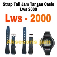STRAP CASIO WS-2000H WS2000H WS 2000H LWS-2000 LWS 2000 LWS2000 Casio digital rubber watch STRAP and
