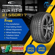 NEW TYRE 215/50R17 ZEON RS3-G1 XL COOPERTIRES (WITH INSTALLATION)