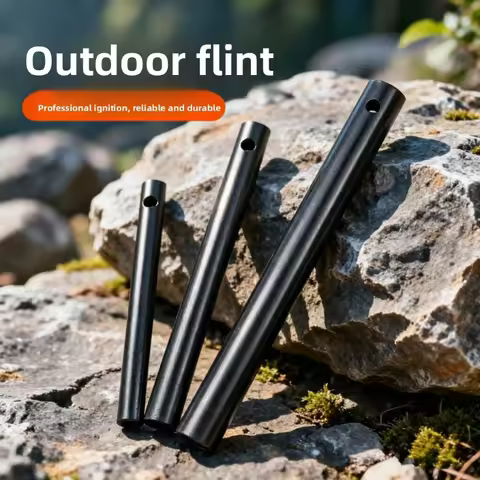 Magnesium Fire Starter Ferro Rod Scraper Flint Spark Survival Camping Emergency Outdoor Fire Striker