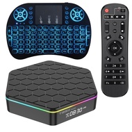 Android 12.0 TV Box 6k/3D HD Tv Box H618 Quadcore 4GB RAM 32GB ROM 2.4G/5.0G Dual WiFi & BT 5.0 Andr