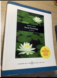 《🚚快速出貨》原文書教科書Social psychology 社會心理學 第5版  #龍年行大運