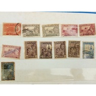 Stamp Collection -- Malaya Stamp 12pcs