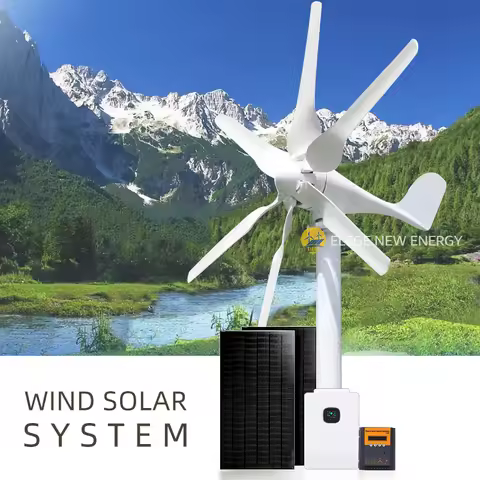 Wind Turbine 1kw 5kw 10kw Windmill Power Plant Vertical Axis Wind Generator System For Home Used Hig
