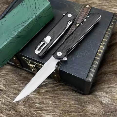 3810 Mini Folding Knife 8CR13MOV Blade G10 Handle EDC Camping Knife Survival Adventure Knife Outdoor